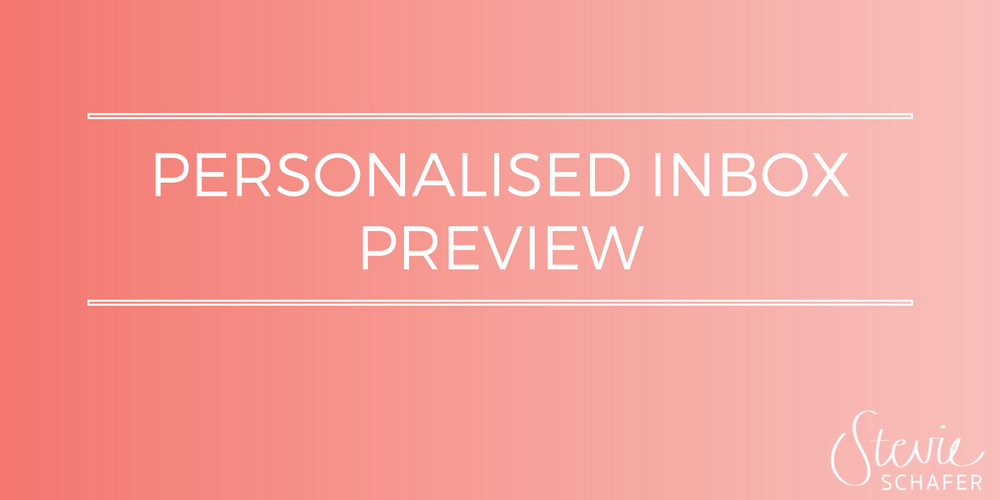 Make your emails a bit more personal with personalised inbox previews